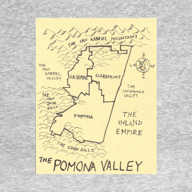 The Pomona Valley by PendersleighAndSonsCartography